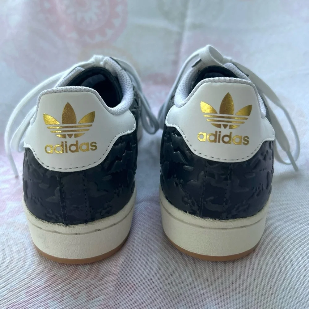 Adidas Originals Superstar Black Gold Size 8 Sneakers Camouflage EUC Men’s